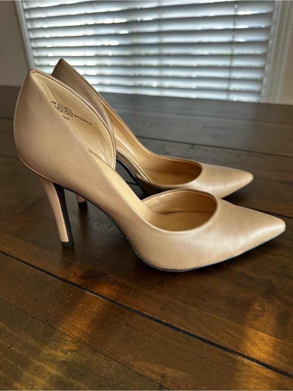 a.n.a Pointed Toe High Heels in Beige